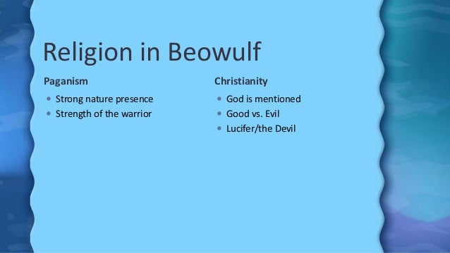 christian and pagan elements in beowulf pdf
